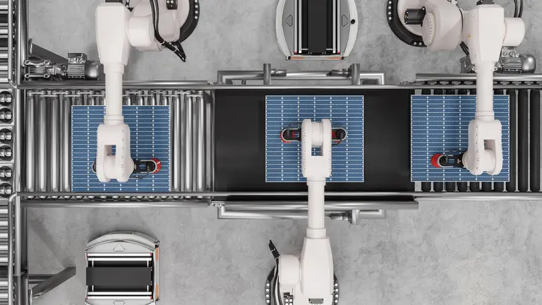 Catena di produzione robotizzata